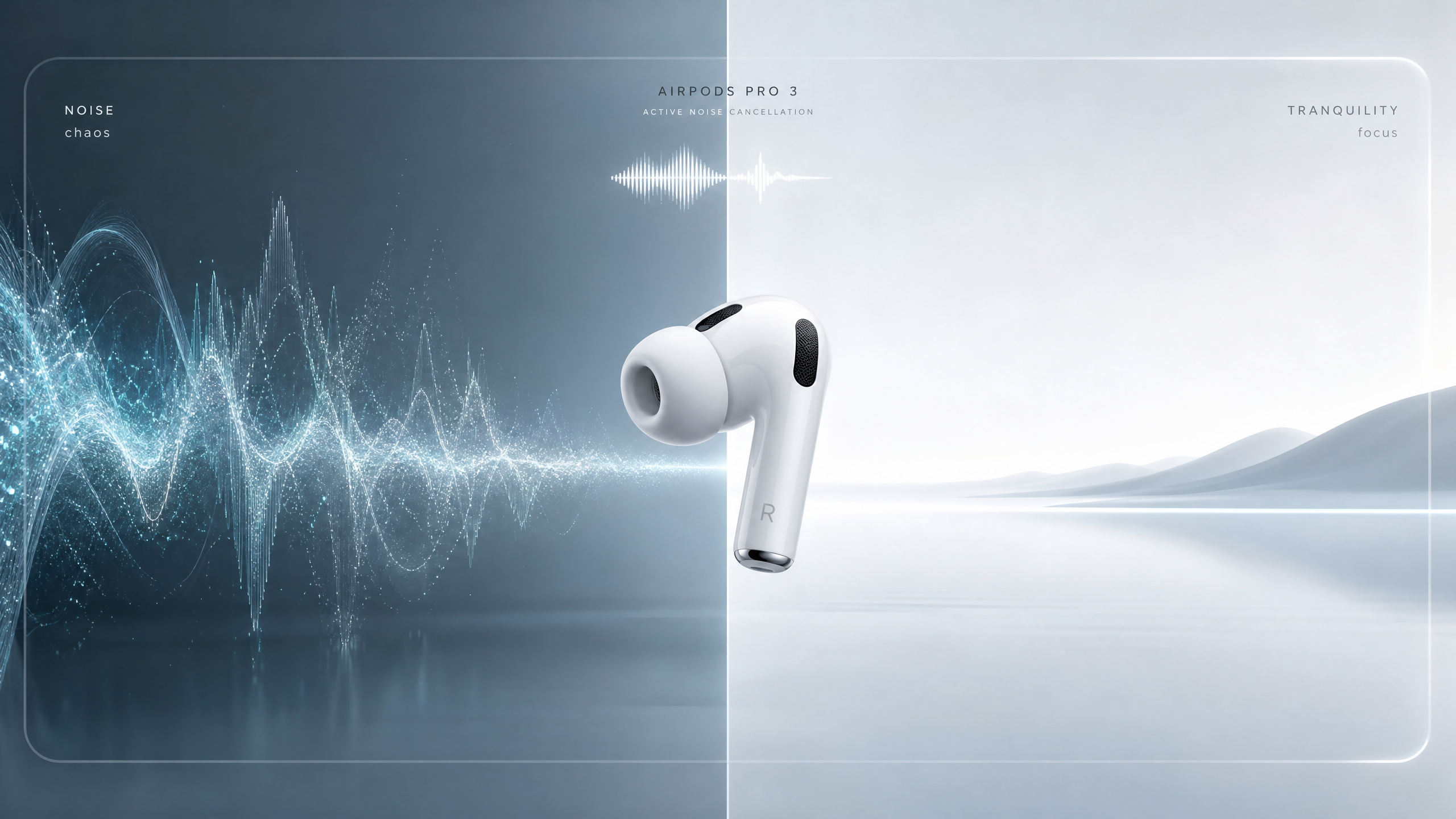 AirPods Pro 3 Active Noise Cancellation concept
